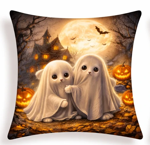 Vankúšik Halloween - malý duchovia