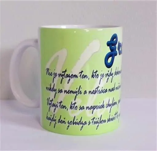 Šálka - Gratulujeme