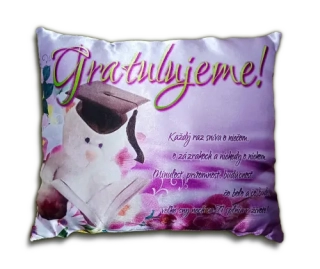 Vankúšik - Gratulujeme, biely macko