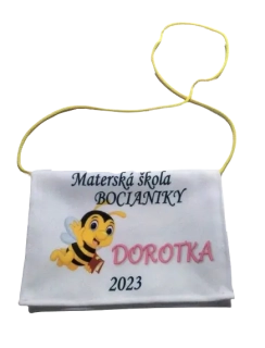 Taštičky na rozlúčku so škôlkou/školou