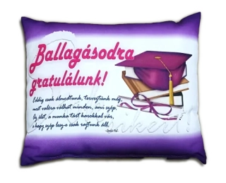 Díszpárna - Gratulálunk,könyvek