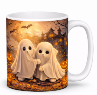 Šálka HALLOWEEN-malý duchovia