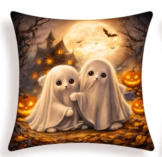 Vankúšik Halloween - malý duchovia